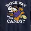 Boys' - Garfield - Witch Way To The Candy Graphic Long Sleeve Fleece Sweatshirt - 2 of 4