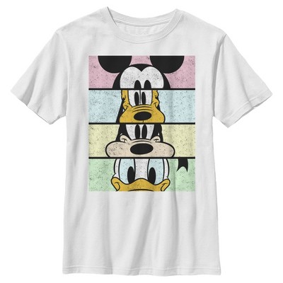 Boy's Disney Mickey & Friends Cropped Portraits T-Shirt