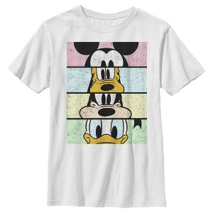 Boy's Disney Mickey & Friends Cropped Portraits T-Shirt - 1 of 4