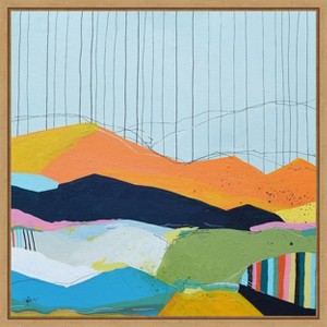 Amanti Art Colorfield No. 15 by Jan Weiss Framed Canvas Wall Art - 1 of 4