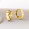 Pure Collection by Ross-Simons 18kt Gold Vermeil Hoop Earrings - 3 of 4