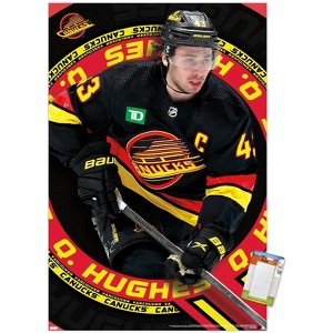 Trends International NHL Vancouver Canucks - Quinn Hughes 24 Unframed Wall Poster Prints - 1 of 4
