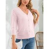 Clearlove Womens Cropped Cardigan Knit Shrugs for Dresses V Neck Button Down Bolero Cardigans Sweaters - 4 of 4