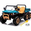 Acekool 24V Kids Electric Car with 4x35W Motors, 24V 7AH Battery, 2-5 MPH Speeds, Automatic Dump Bed, Parent Remote, Off-Road Features, Green - 2 of 4