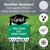 Big Dot of Happiness Green Graduation Party Decorations - Grad Party Welcome Yard Sign - 3 of 4
