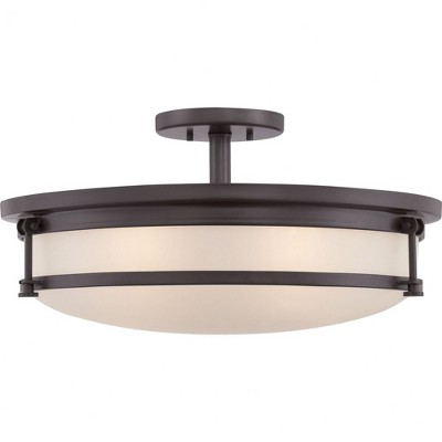 Quoizel Lighting Sailor 5 - Light Semi-Flush Mount in  Western Bronze