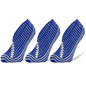 Crochet Slipper Socks for Women 3 Pairs Shoe Size 5-7 - 1 of 3