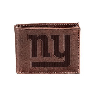 Evergreen New York Giants Bi-Fold Wallet, Brown