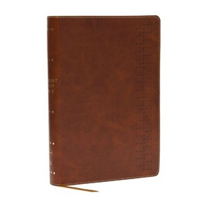 Student Study Bible: A Guide to Knowing and Living God's Word (Nkjv, Brown Leathersoft, Red Letter, Comfort Print) - by  Thomas Nelson - 1 of 1