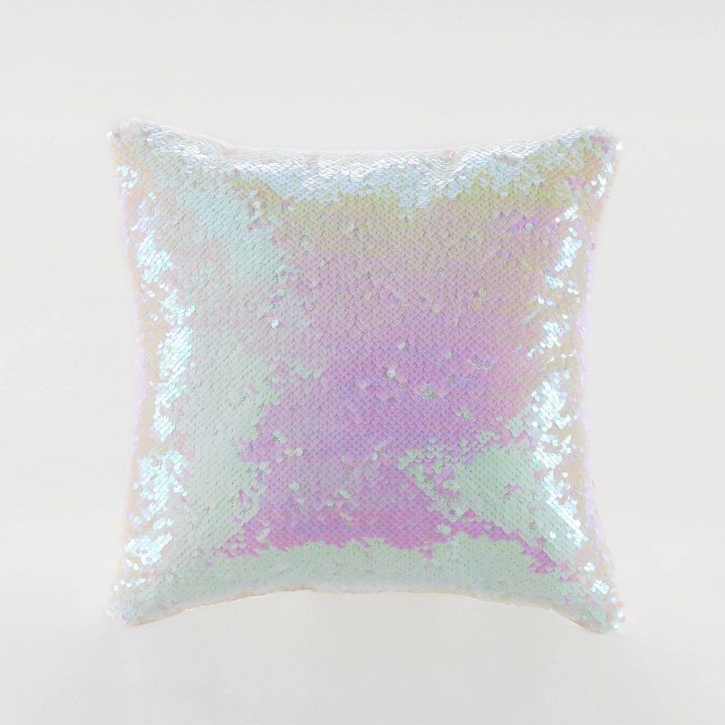 Teen Sequins Throw Pillow Pink - Makers Collective, 1 of 6