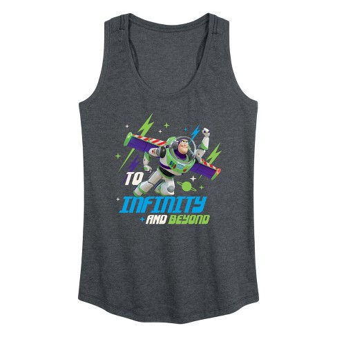 Women's - Disney - To Infinity And Beyond Graphic Racerback Tank : Target