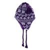 CTM Women's Heavy Knit Winter Pattern Peruvian Hat - 2 of 4