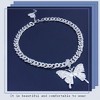 Butterfly Necklaces Jewelry Rhinestone Crystal Choker Chain for Women - 2 of 4