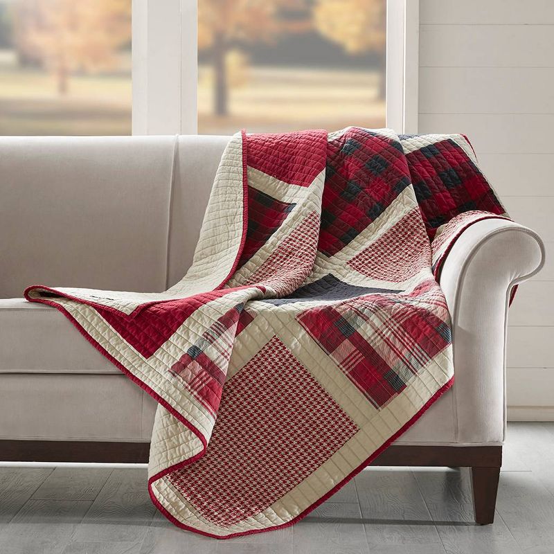 50&#34;x70&#34; Huntington Quilted Throw Blanket Red - Woolrich, 3 of 6