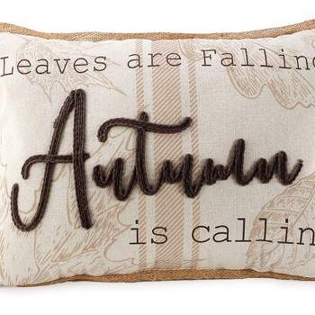 Pumpkin-Shaped or Embroidered Harvest Accent Pillows