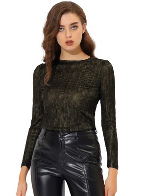 ladies long sleeve party tops