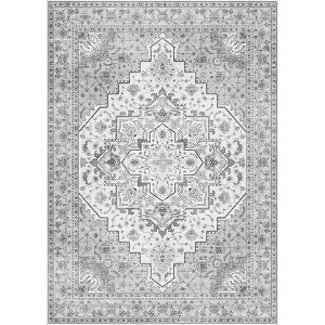 Vintage Area Rug, Boho Rugs Non-Slip Soft Large Rug for Living Room Bedroom Dining Room Home Office Home Decor Aesthetic - 1 of 4