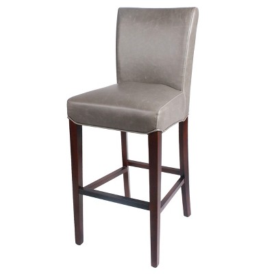 New Pacific Direct Milton Bonded Leather Bar Stool