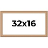 PosterPalooza | Panoramic Weathered Yellow Picture Frame - UV Acrylic, Foam Board Backing, Hanging Hardware - 2 of 4