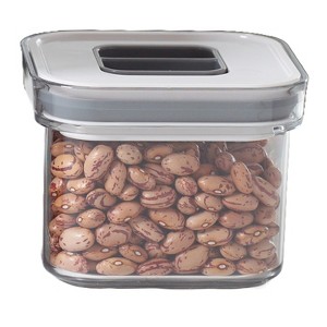 0.4 Qt Food Storage Container, with Locking Mechanism, Stackable Pantry Organizer - 1 of 2