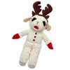 Multipet Holiday Lamb Chop with Reindeer Antlers Plush Dog Toy (13" Standing Lamb) - 3 of 3