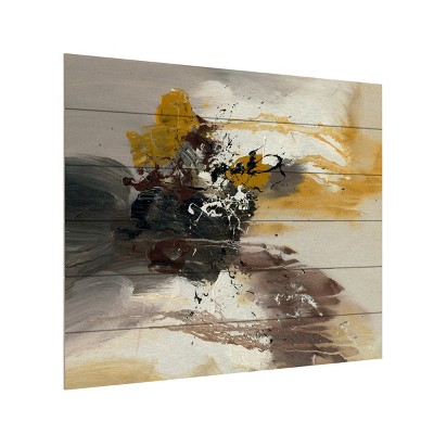 Trademark Fine Art -Rio 'Abstract II' Wood Slat Art