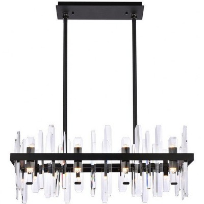 Elegant Lighting Serena 16 - Light Chandelier in  Black