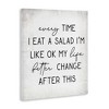 Stupell Industries Every Time I Eat Salad, 16" x 20" - 3 of 4