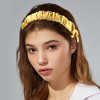 Unique Bargains Women's All Hair Solid Color Pleated Headband 1 Pc - 2 of 4