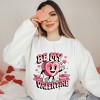 Simply Sage Market Women's Graphic Sweatshirt Be My Valentine Cartoon - 2 of 4