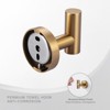 WOWOW Stainless Steel J-Hook Robe/Towel Hook in Brushed Nickel (2 Pack) - 4 of 4