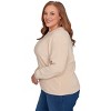 Alfred Dunner Women's Cable Chenille Pullover Sweater - 4 of 4