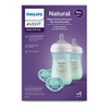 Philips Avent Natural Baby Bottle with Natural Response Nipple Baby Gift Set - Teal - 4pc - 2 of 4