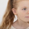 Girls' Tiny CZ Heart Screw Back 14k Gold Earrings - In Season Jewelry - 2 of 4