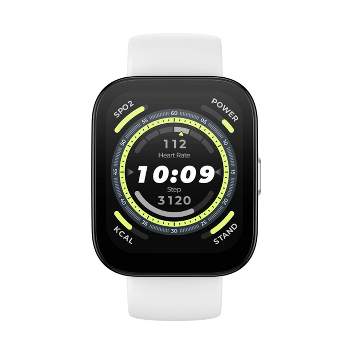 Amazfit GTS 4 Mini Smart Watch: Fitness Tracker with 120+ Sport Modes-Black  Silicone Watchband 