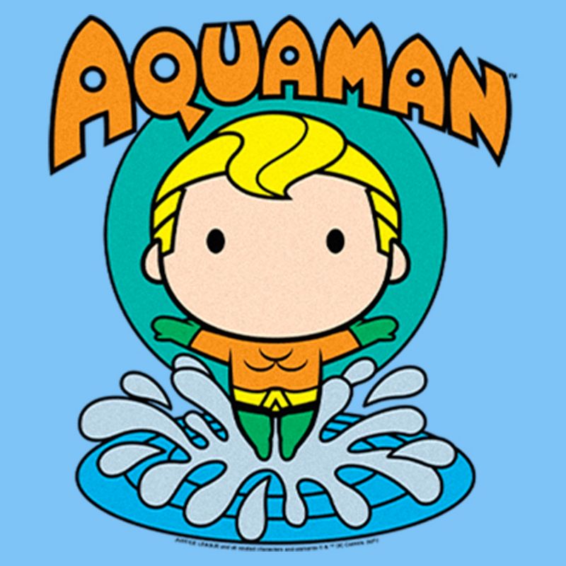 Infant's Justice League Chibi Aquaman Onesie, 2 of 4