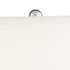 360 Lighting Modern Accent Table Lamp with Dimmer 22" High Blue Gray Art Glass White Drum Shade for Bedroom Living Room Bedside - 3 of 4