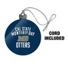 California State University Monterey Bay Otters Logo Acrylic Christmas Tree Holiday Ornament - 3 of 4