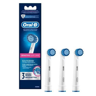 Oral B Sensitive Teeth Power Electric Toothbrush Replacement Heads 3ct Target