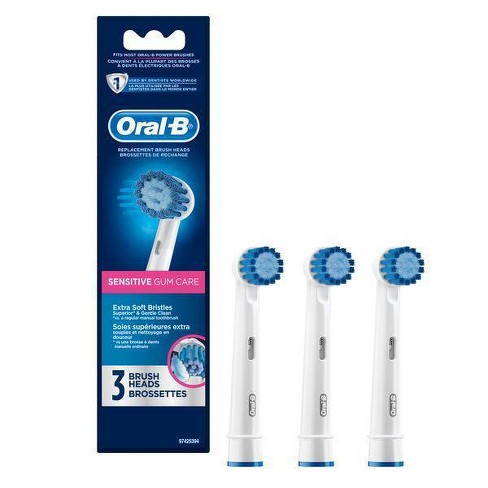 Oral-b Sensitive Teeth Power Electric Toothbrush Replacement Heads - 3ct :  Target