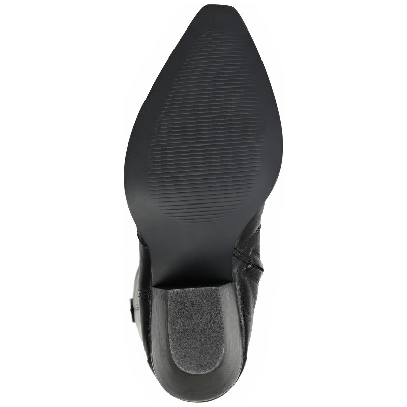 Journee Signature Wide Calf Women's Genuine Leather Tru Comfort Foam™ Pryse Boot, 5 of 10