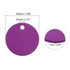 Unique Bargains Metal Wear Resistant Round Stamping Tags for Bracelet Dog Pet ID 10 Pcs - 2 of 4