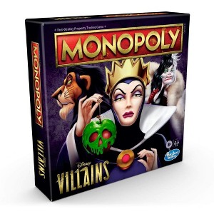 Monopoly: Disney Villains Edition Board Game for Ages 8 and Up, 2-6 Players - 1 of 2