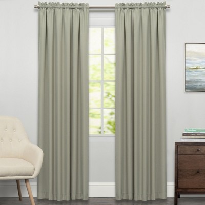 Ripcord Tailored Window Curtain Treatment Single Panel, 84