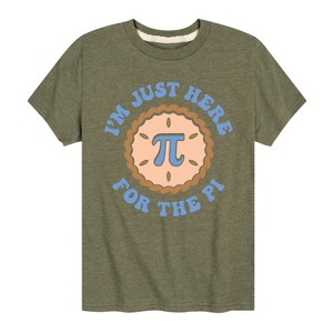 Boys' - Instant Message - Just Here For The Pi Short Sleeve Graphic T-Shirt - 1 of 4