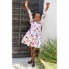 Disney Mickey Mouse & Friends Kids Girls Ruffle Sleeve Dress Long Sleeve A Line Dresses - 3 of 4