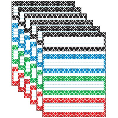TREND Moroccan Desk Toppers Name Plates Variety Pack, 32 Per Pack, 6 Packs
