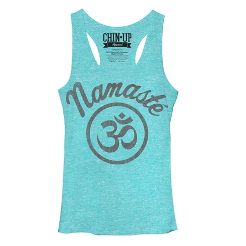 Women's Chin Up Namaste Racerback Tank Top : Target