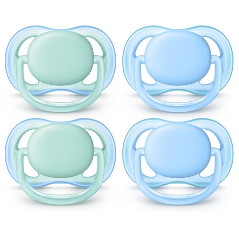 Overvloed soep Blaast op Philips Avent Ultra Air Pacifier 0-6m - Blue/green - 4pk : Target