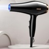 Morfone 12pcs-in-1 multi-function hair dryer with comb and hair clips, featuring high power and capable of both heating and cooling. - 2 of 4